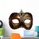 musical masquerade mask Wall Decal