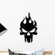 Dark Skull Logo Template Wall Decal