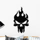 Dark Skull Logo Template Wall Decal