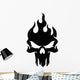 Dark Skull Logo Template Wall Decal