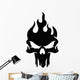 Dark Skull Logo Template Wall Decal