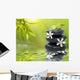 Spa Still Life With White Flowers Wall Mural