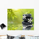 Spa Still Life With White Flowers Wall Mural