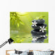 Spa Still Life With White Flowers Wall Mural