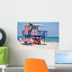 Miami Beach Lifeguard Stand Wall Decal