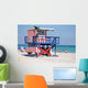 Miami Beach Lifeguard Stand Wall Decal