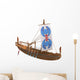 Egyptian Boat Wall Decal
