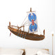 Egyptian Boat Wall Decal