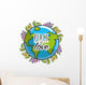 Global Peace Worldwide Love Wall Decal