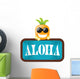 Pineapple with Aloha Sign Wall Decal