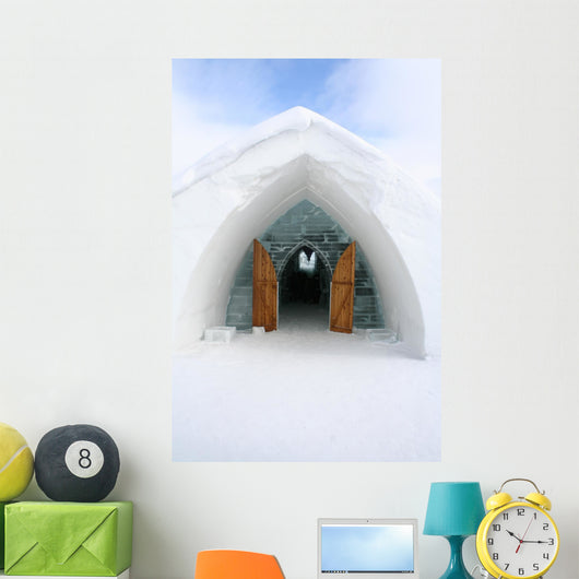 Entrance Igloo. Wall Mural
