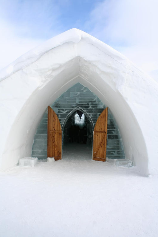 Entrance Igloo. Wall Mural