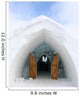 Entrance Igloo. Wall Mural