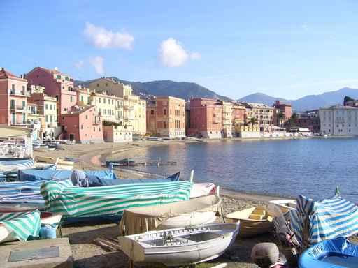 Village Fisherman Italy Wall Decal