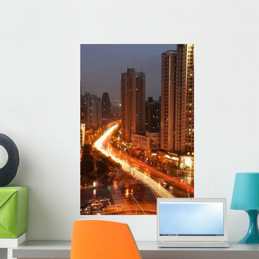 Shanghai Crossroads Wall Decal Design 2