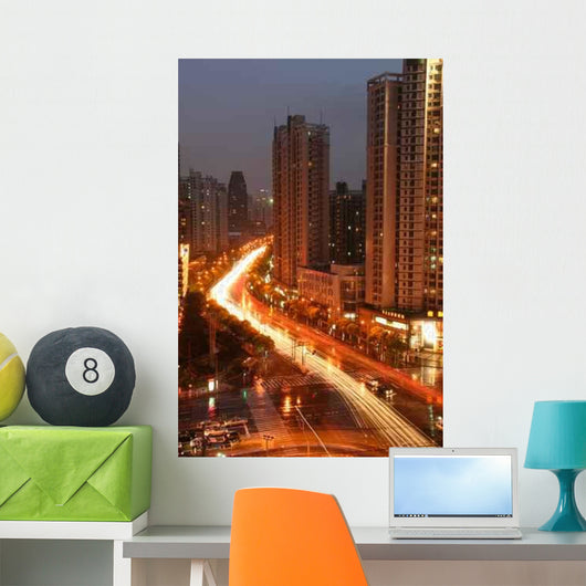 Shanghai Crossroads Wall Decal Design 2