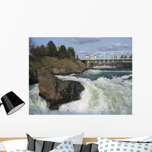 Spokane Falls Wall Decal