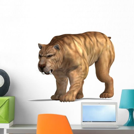 Dinosaur Smilodon Wall Decal