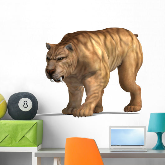 Dinosaur Smilodon Wall Decal