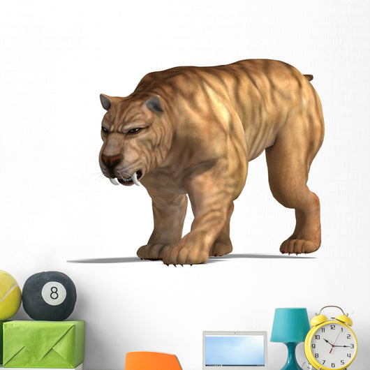 Dinosaur Smilodon Wall Decal