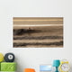 surfing at long beach, new york Wall Mural