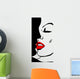 Vector illustration of Kissing Couple. Love. Wall Mural