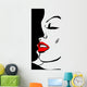 Vector illustration of Kissing Couple. Love. Wall Mural