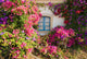 Overgrown Flowers Wall Decal