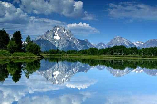 Mt Moran Reflection Wall Mural