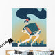 Girl and Accordion Wall Decal