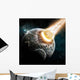 Planet Explosion Universe Exploration Wall Decal