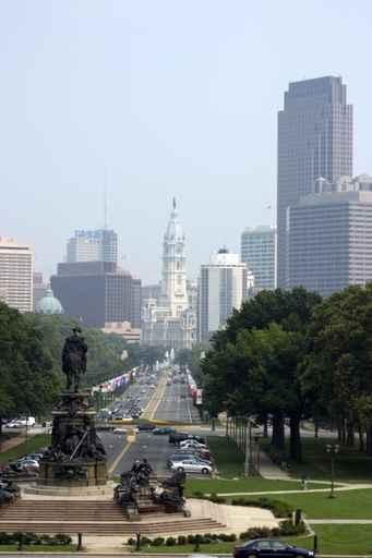 Skyline from Art Museum Wall Decal