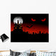Halloween background Wall Mural