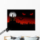 Halloween background Wall Mural