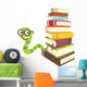 Bookworm Wall Decal