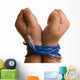 Hands Tied With Network Cable Wall Decal