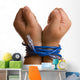 Hands Tied With Network Cable Wall Decal