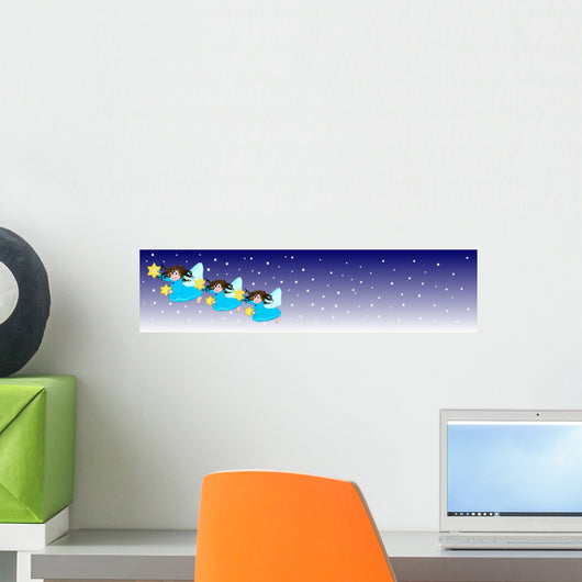 Cute little angels Wall Mural
