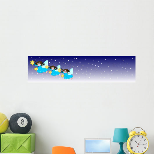 Cute little angels Wall Mural