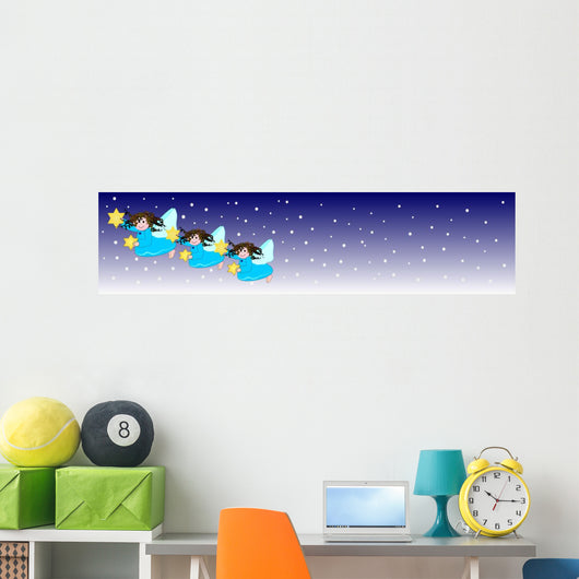 Cute little angels Wall Mural