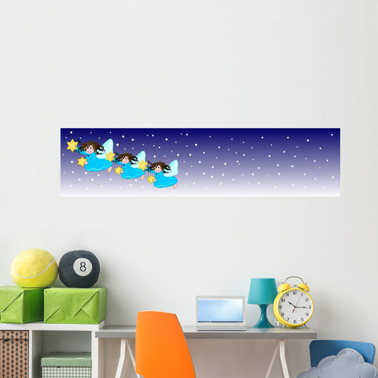 Cute little angels Wall Mural