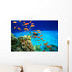 Coral Reef and Scuba Diver Wall Mural