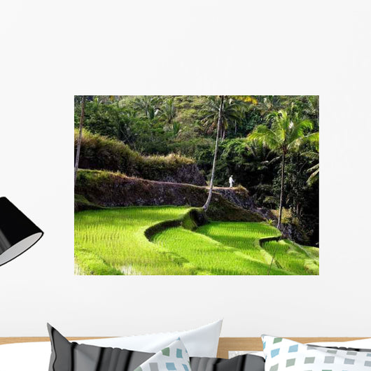 Promenade Dans La Riziere Wall Decal