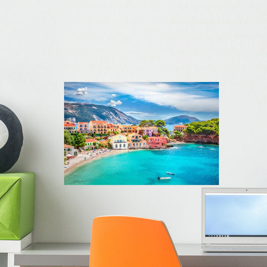 Assos Village Kefalonia Greece Wall Decal