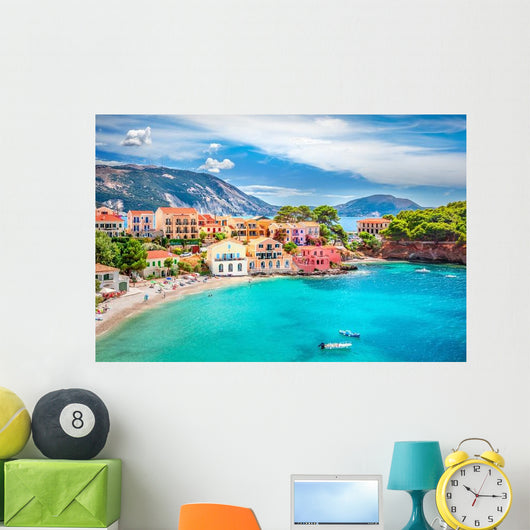 Assos Village Kefalonia Greece Wall Decal