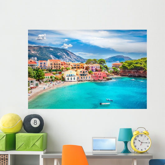 Assos Village Kefalonia Greece Wall Decal