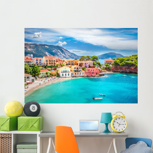 Assos Village Kefalonia Greece Wall Decal
