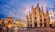 Milan Cathedral Sunrise Italy Wall Decal