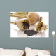 dried poppy Wall Mural