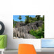 Rocks and Palms Wall Decal